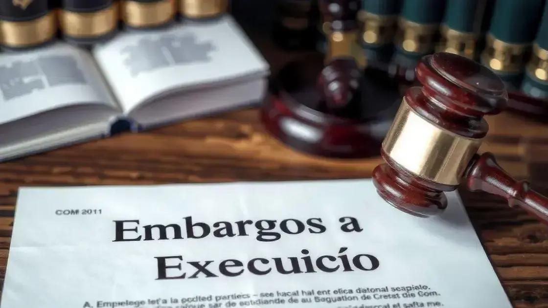 Embasamento jurídico: embargos à execução