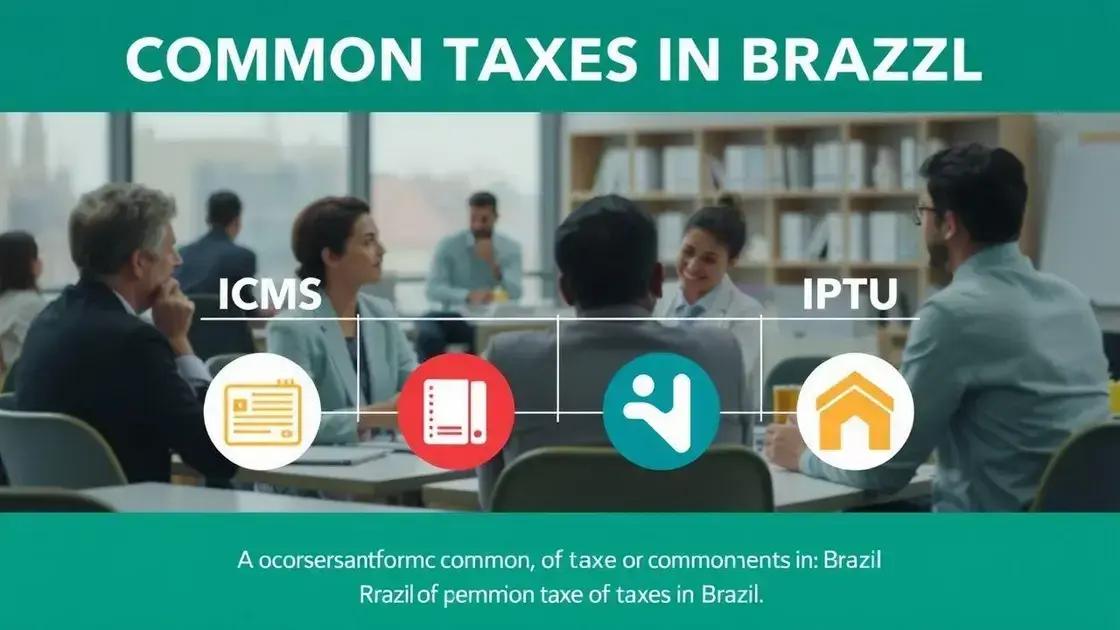 Impostos mais comuns: ICMS, ISS e IPTU