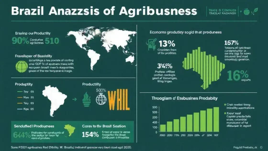 Análise econômica do agronegócio brasileiro