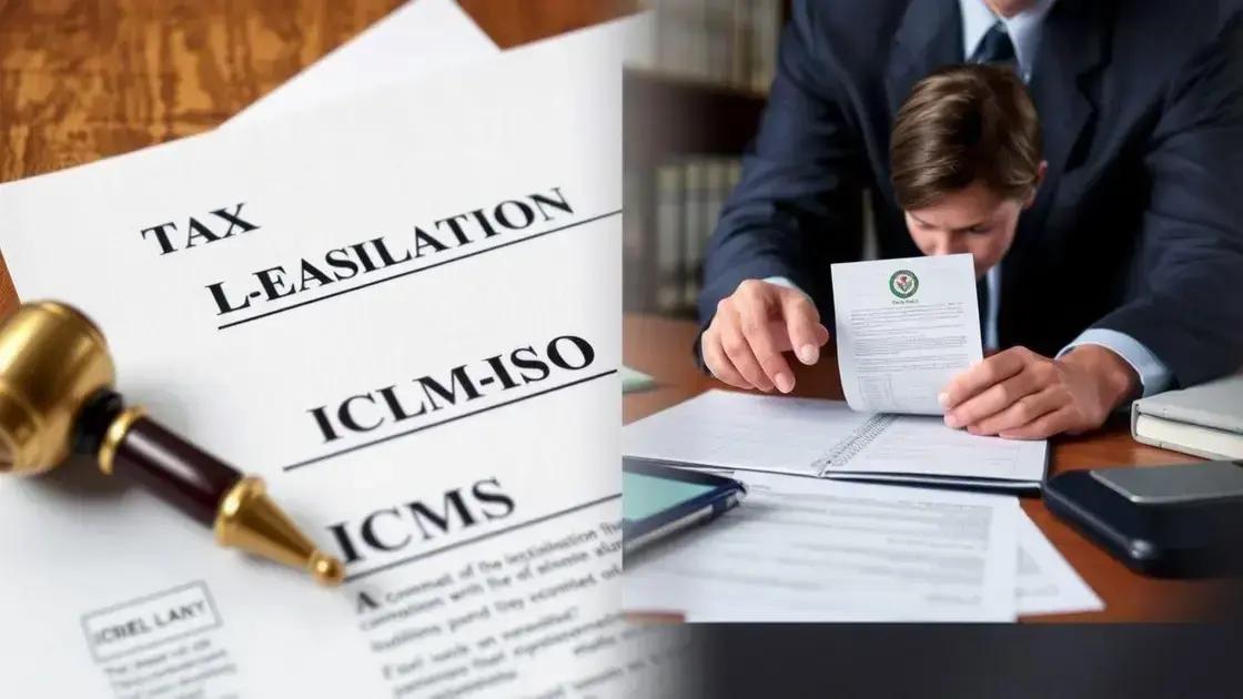 Legislação tributária relevante para a recuperação de ICMS