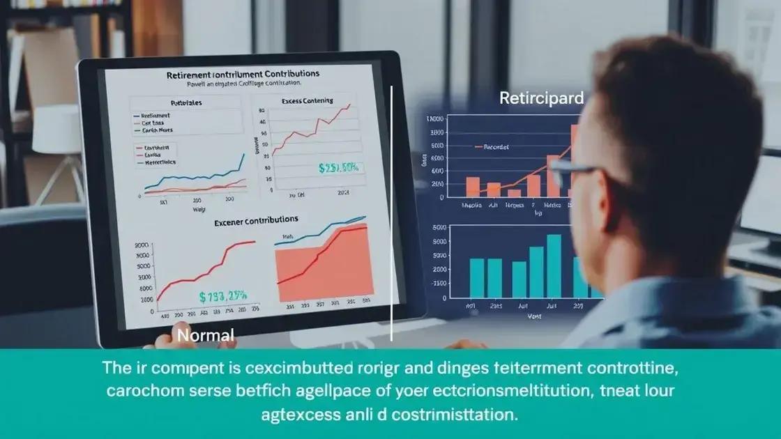 Simulações comparativas: com e sem excesso de contribuição