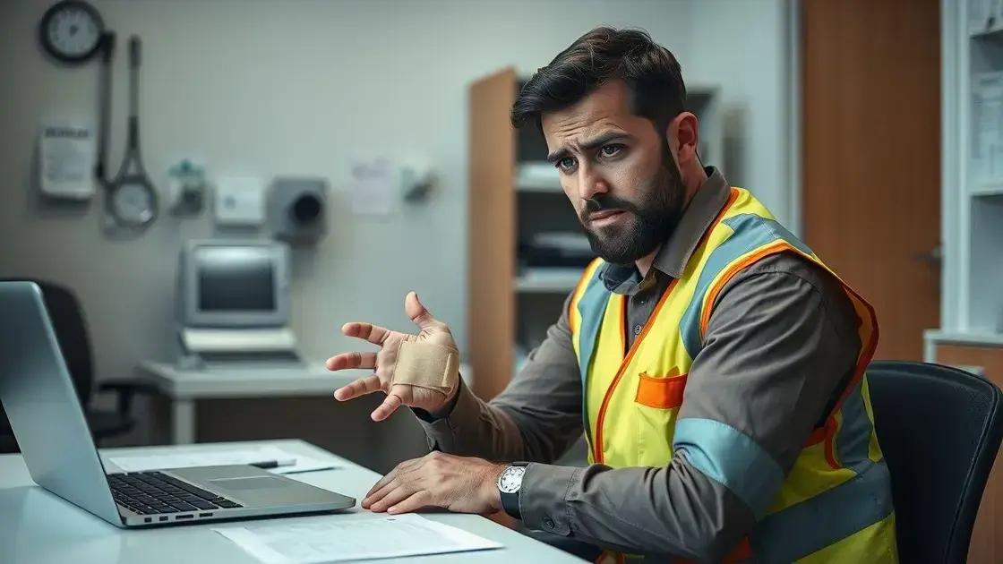 Acidente de trabalho e afastamento: o que muda na sua rotina e nos seus direitos?