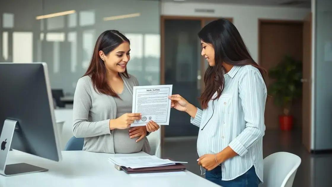 Como comprovar a gravidez no trabalho