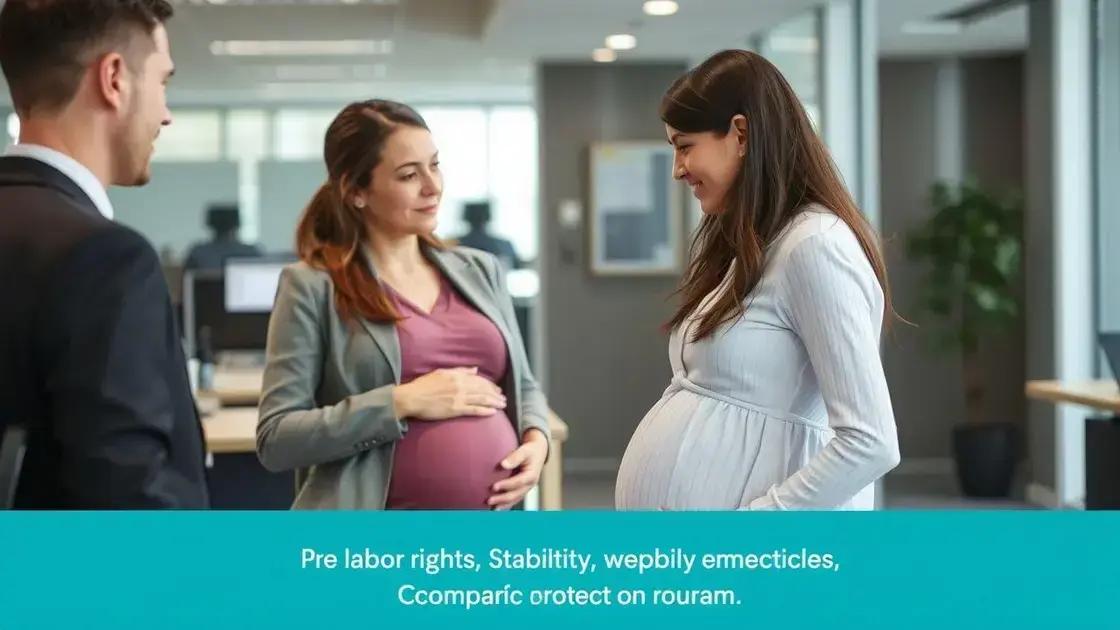 como funciona a estabilidade para gestantes no trabalho