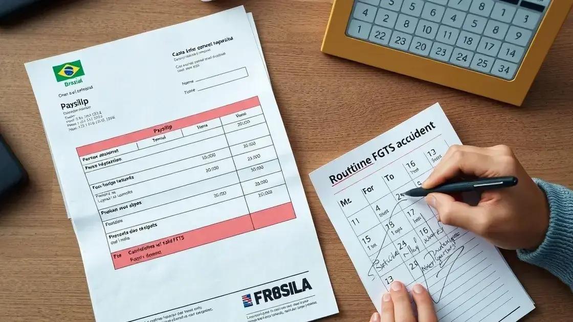 como funciona o depósito do fgts após o acidente