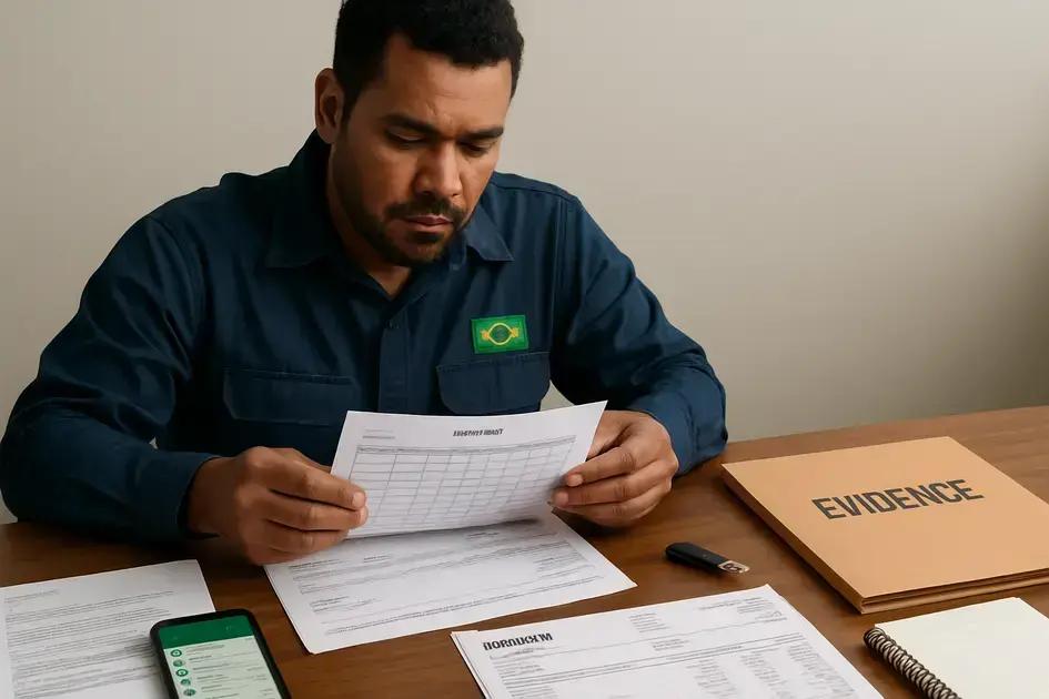 como reunir provas para uma ação trabalhista