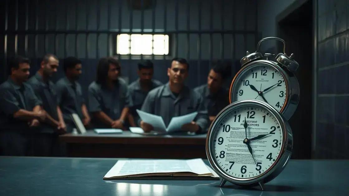 critérios atuais para a progressão de regime
