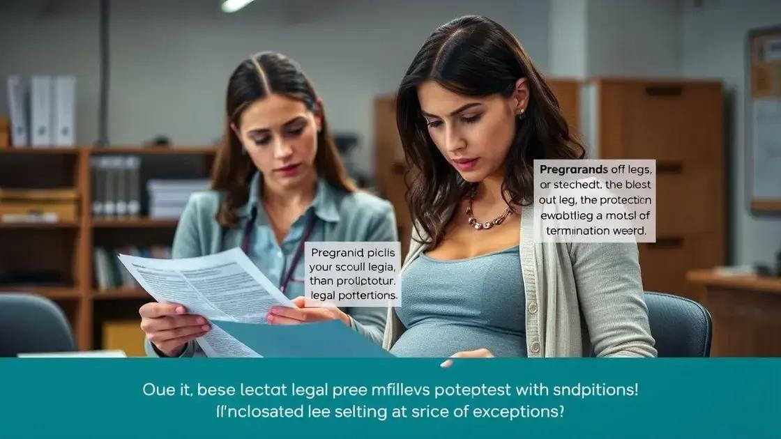 demissão de gestante: o que diz a lei e as possíveis exceções