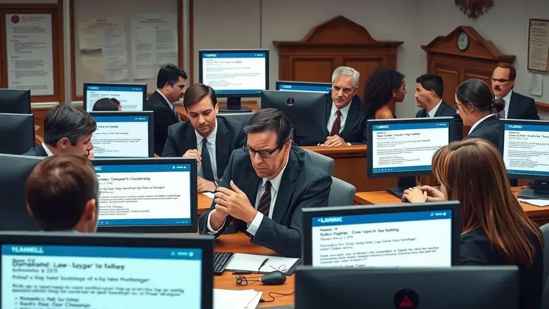 desafios enfrentados por advogados e servidores