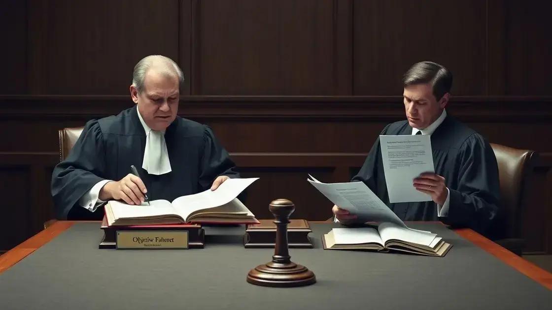 Diferenças entre requisito objetivo e subjetivo