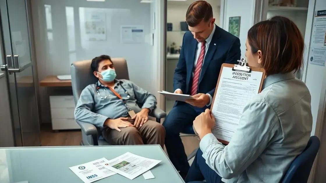 Direitos imediatos após um acidente de trabalho