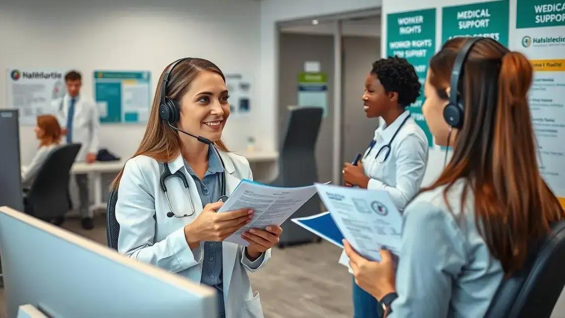 Direitos trabalhistas e caminhos para buscar apoio médico