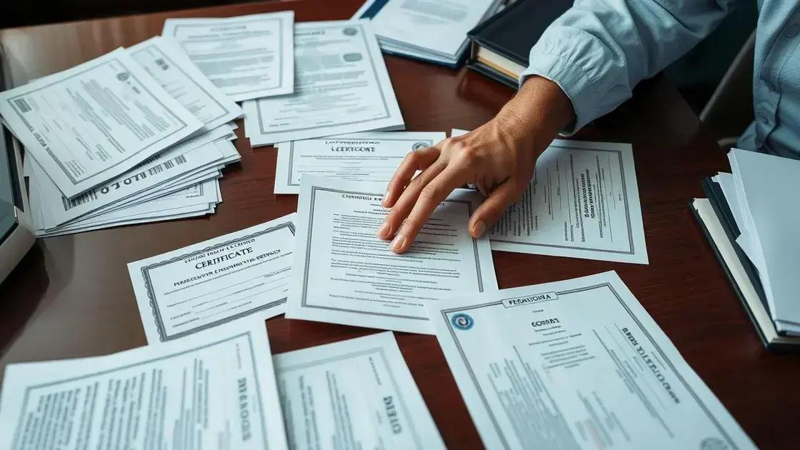 Documentos essenciais para solicitar a progressão