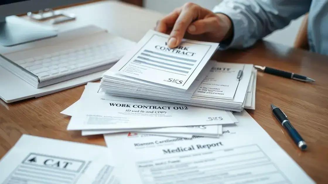 documentos essenciais para solicitar indenização sem dores de cabeça