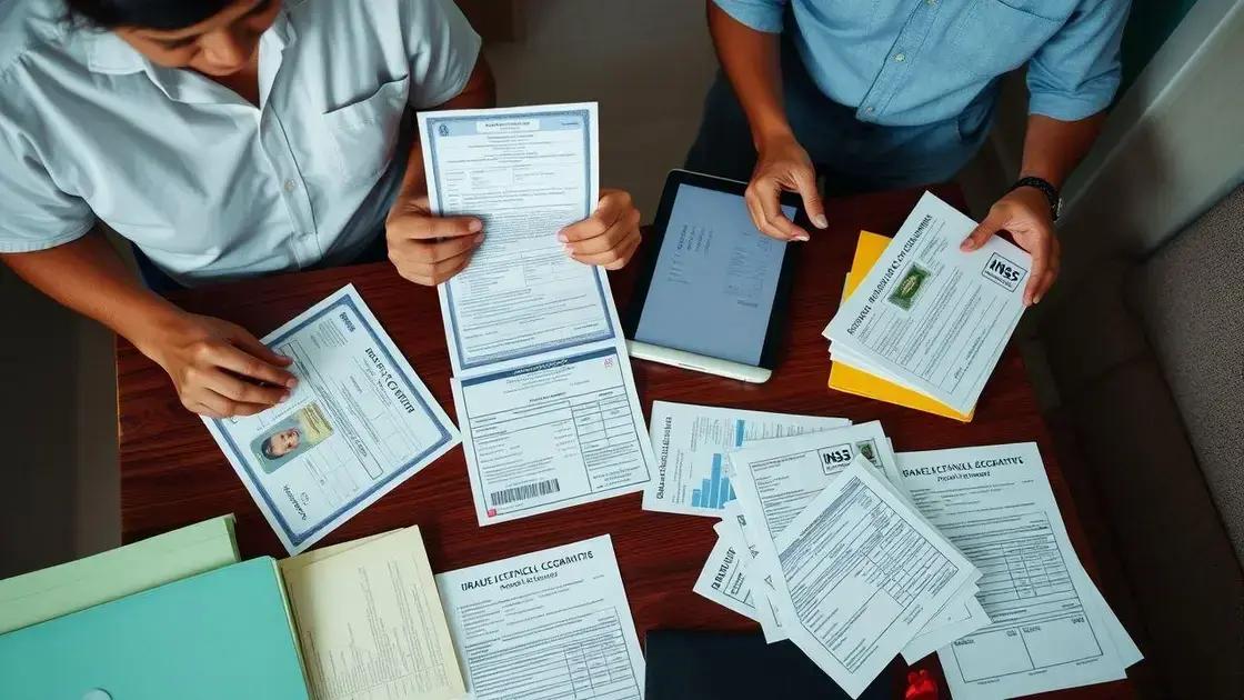 documentos essenciais para solicitar o benefício