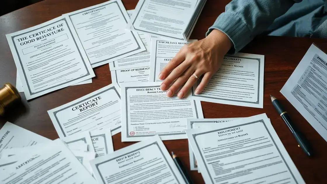 Documentos indispensáveis para cada tipo de benefício