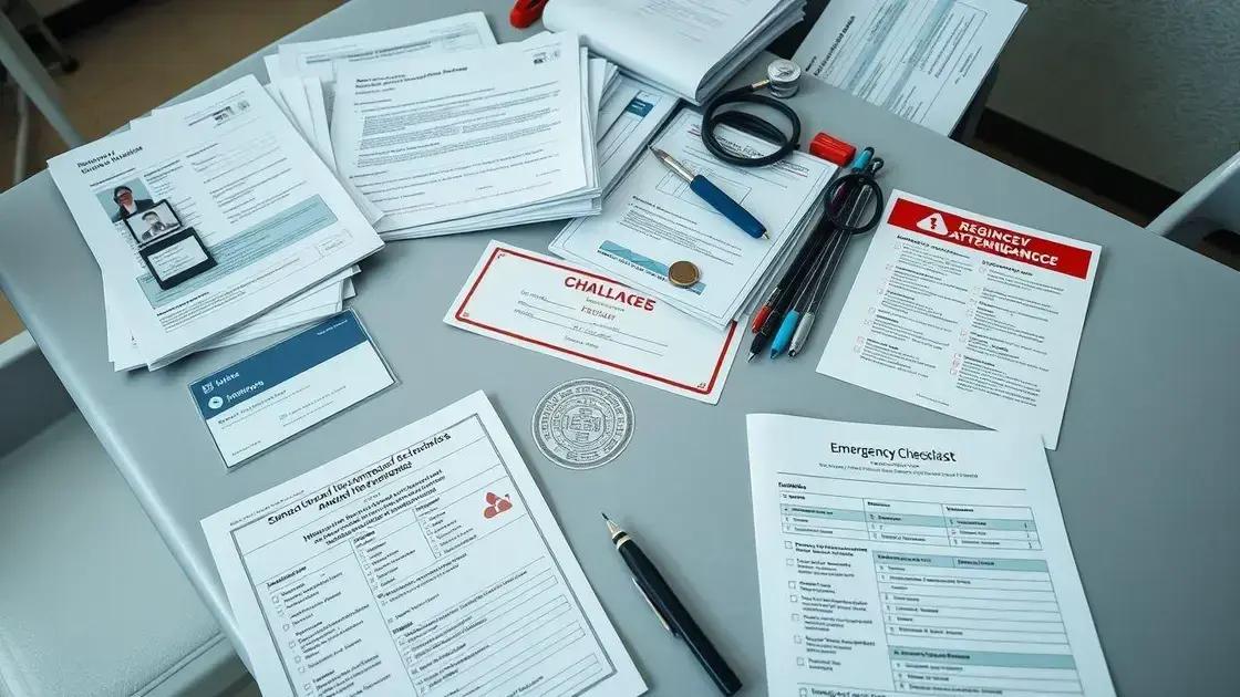 Documentos necessários e agilidade no processo