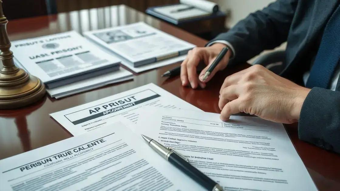 Documentos para pedir progressão de regime / benefícios penais: o que não pode faltar e deslizes comuns