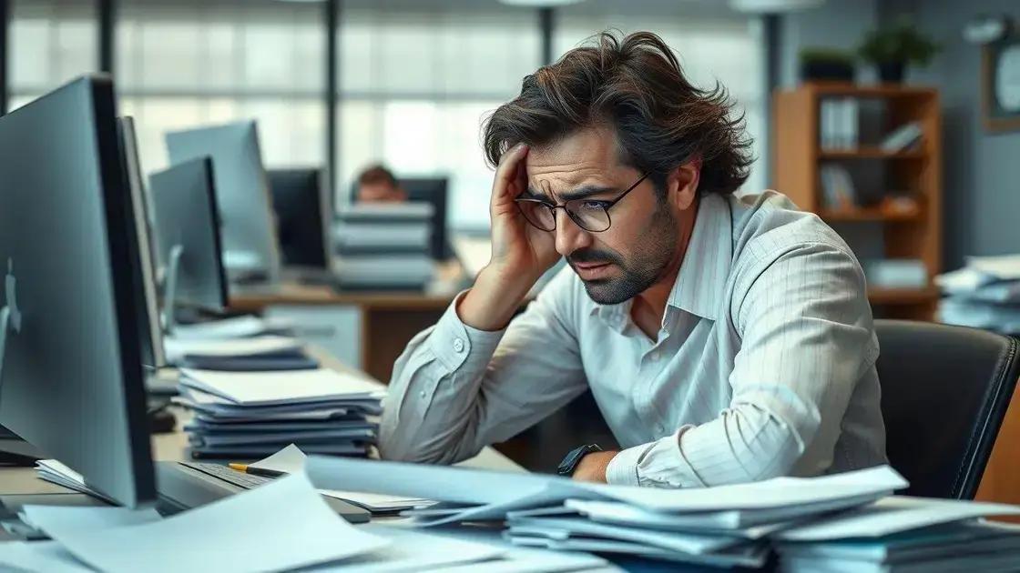 Doença ocupacional por carga psicológica: como reconhecer sinais e defender seus direitos