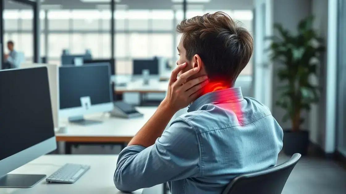 Doença ocupacional por postura inadequada: sinais que ninguém te conta e como evitar