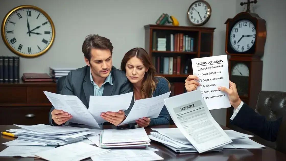 Dúvidas comuns e erros que podem atrasar seu divórcio