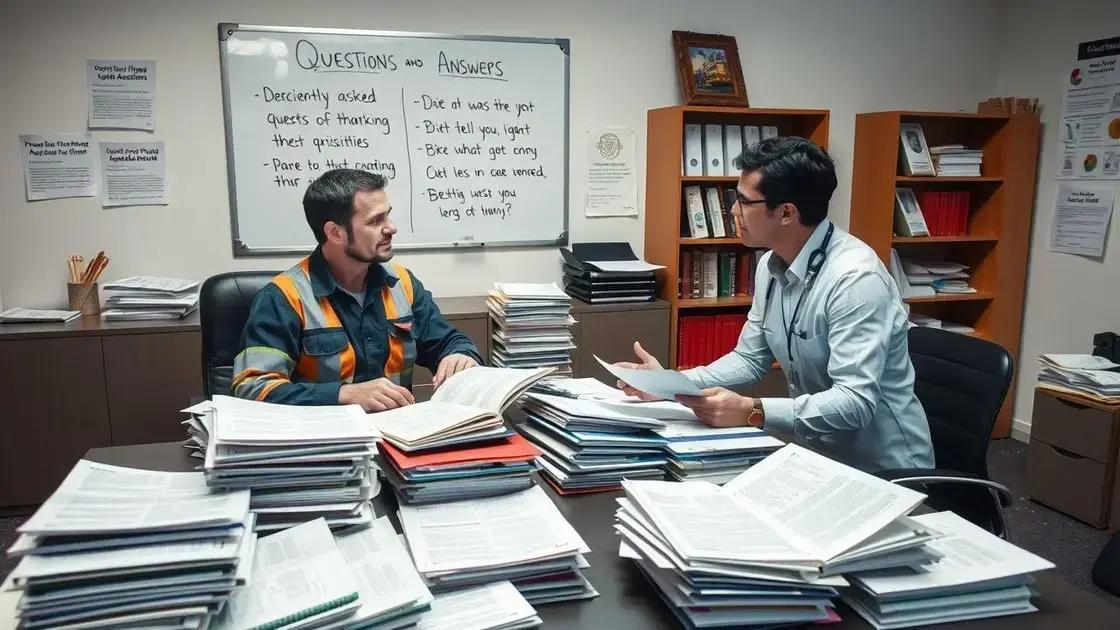 dúvidas frequentes sobre indenização por acidente de trabalho respondidas
