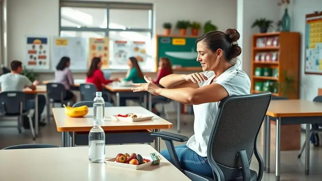 Estratégias práticas de prevenção e bem-estar no cotidiano escolar