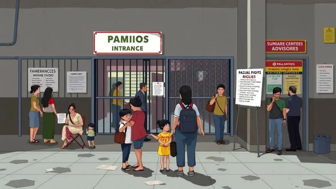 familiares dos apenados: direitos e desafios durante a pena