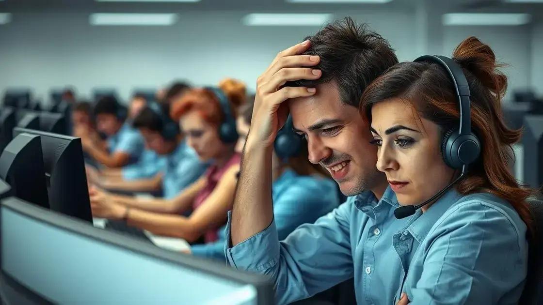 Impacto das condições de trabalho na saúde mental e física