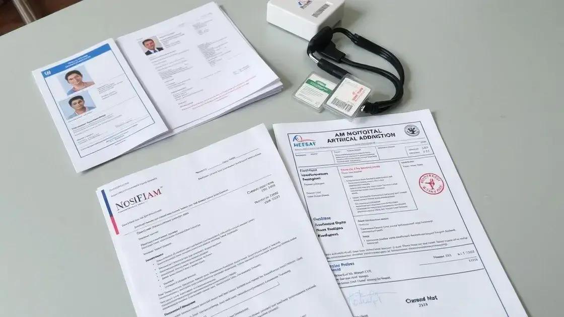 Lista dos documentos obrigatórios para ação de leito