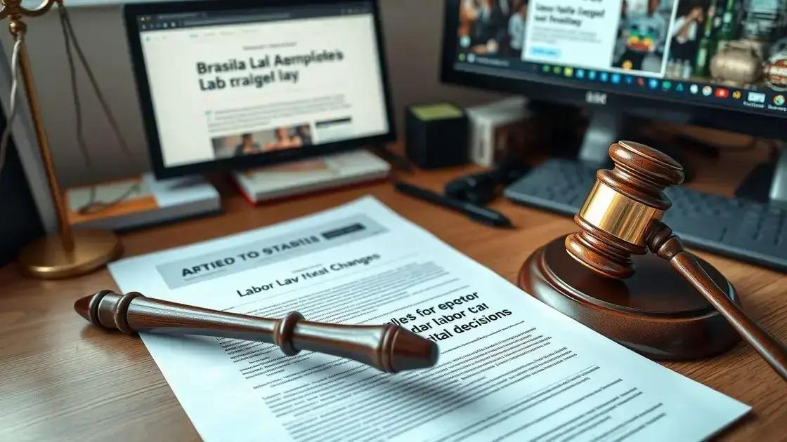 Mudanças na legislação e decisões recentes sobre o tema