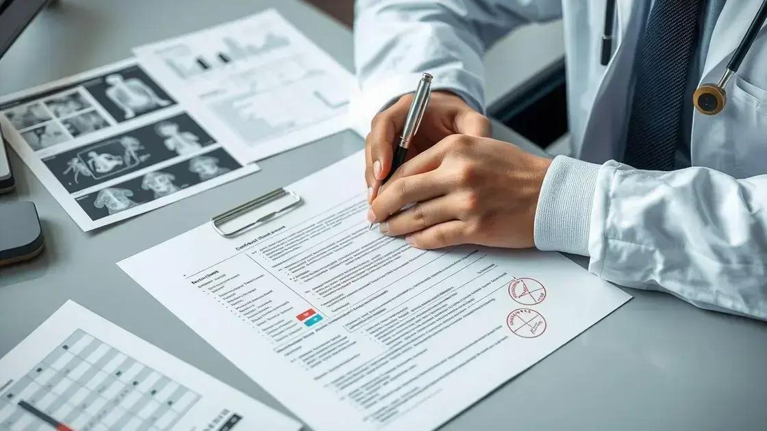 Orientações para laudos médicos e exames