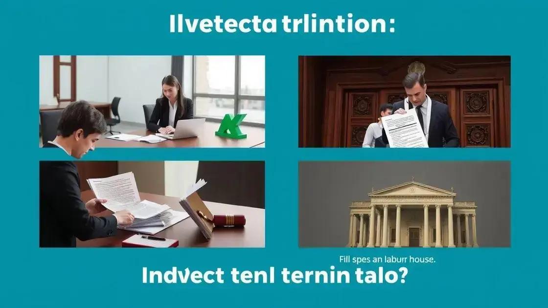 Passos para formalizar a rescisão indireta