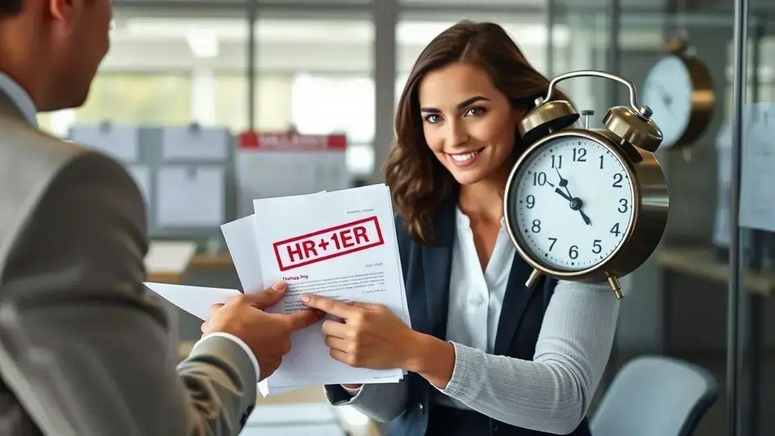 Prazo para entregar os documentos à empresa