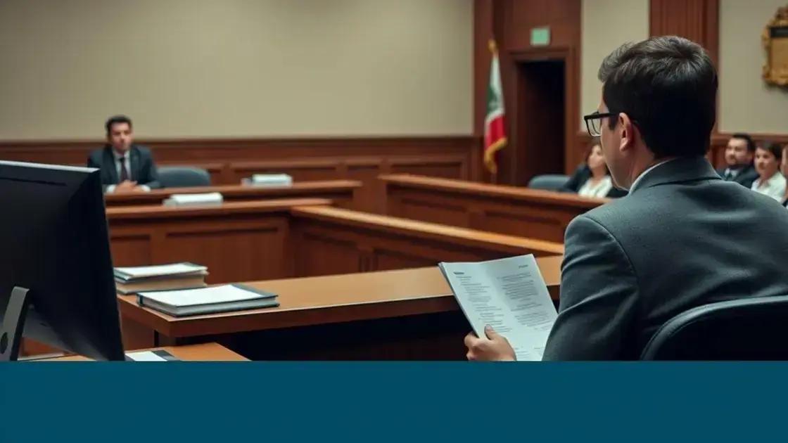 prepare-se para a audiência e saiba seus direitos durante o processo
