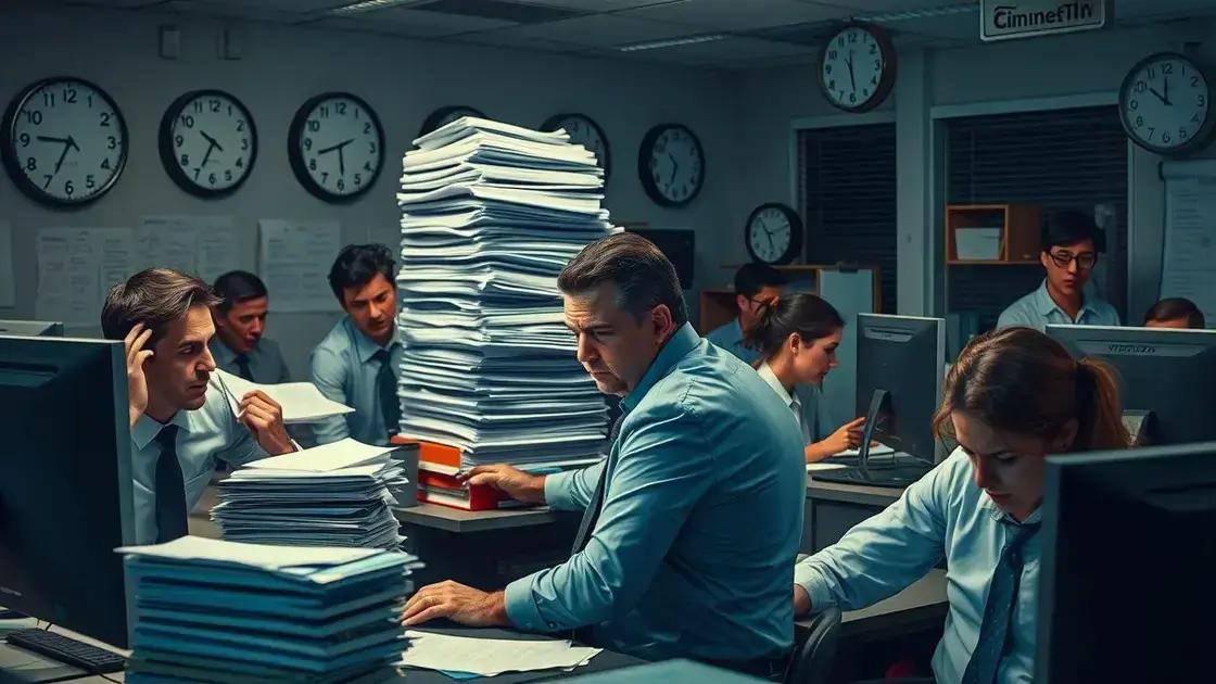 Principais causas e fatores de risco no ambiente profissional