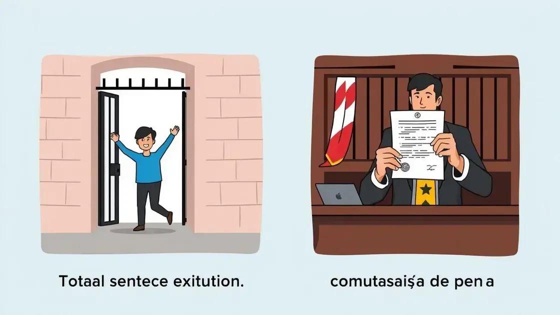 Principais diferenças entre indulto e comutação de pena
