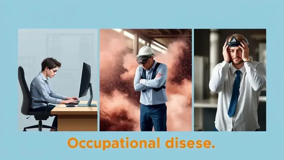 Principais doenças ocupacionais e situações de risco