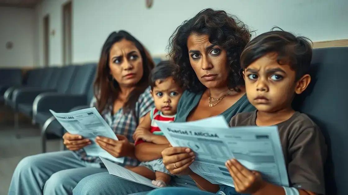 Principais obstáculos enfrentados pelas famílias