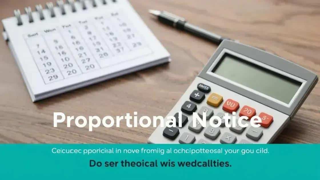 Regras para o aviso prévio proporcional