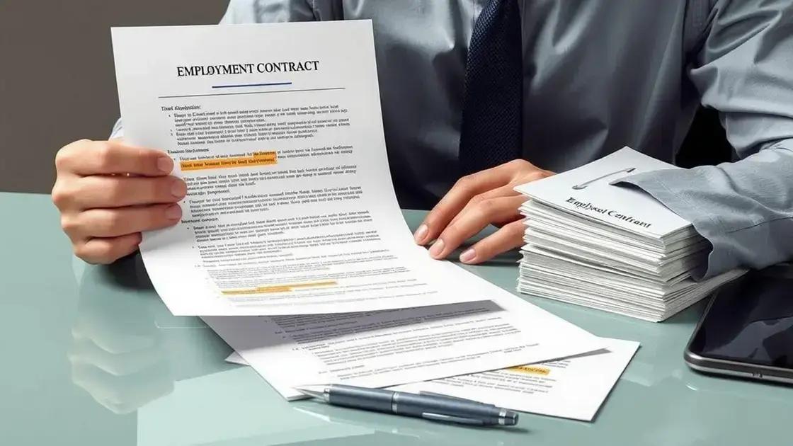 A importância do contrato de trabalho bem detalhado