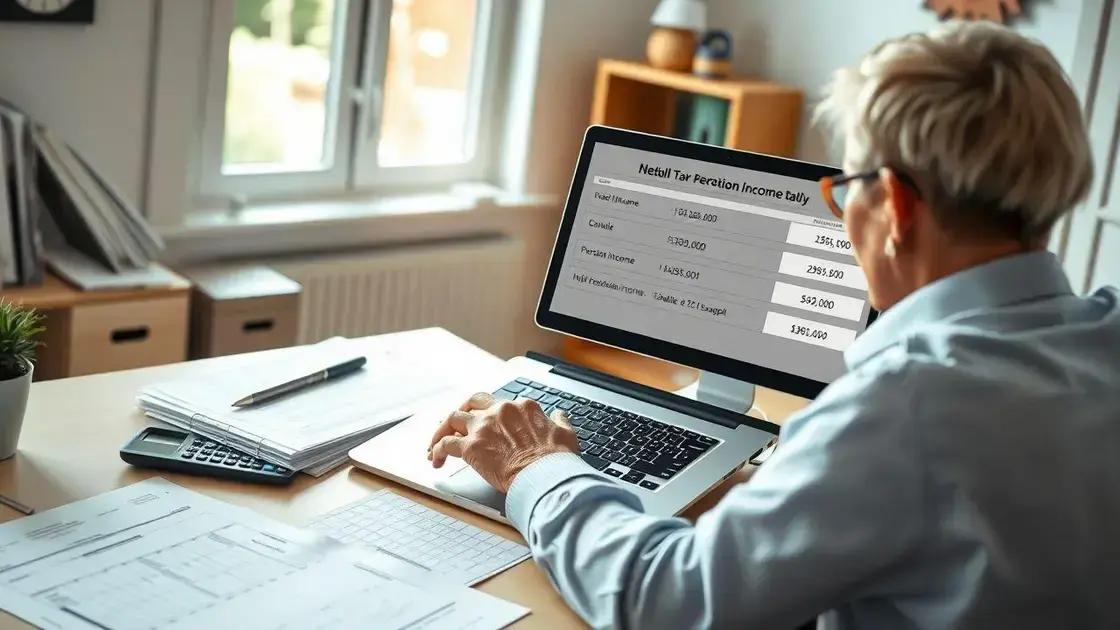 Alterando a pensão de rendimentos tributáveis para isentos