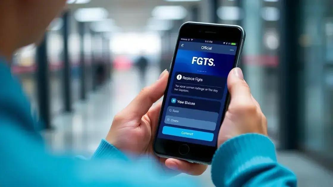 Aplicativo FGTS: facilidades e segurança na consulta