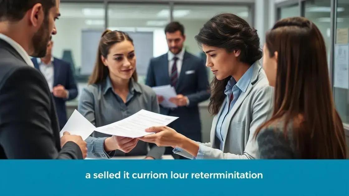 Assinatura de rescisão e recusa do trabalhador
