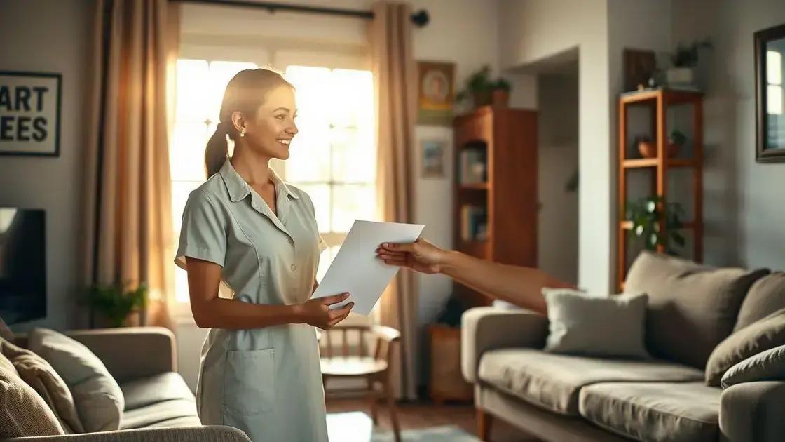 Aviso prévio para empregada doméstica: como funciona e direitos