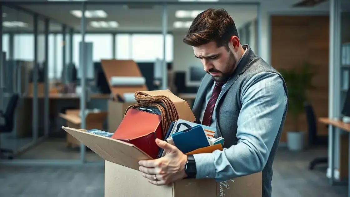 como a perda do emprego afeta o assediador