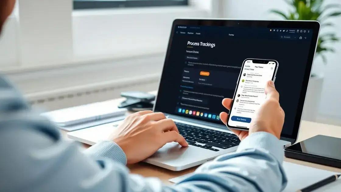 Como acompanhar o andamento do processo