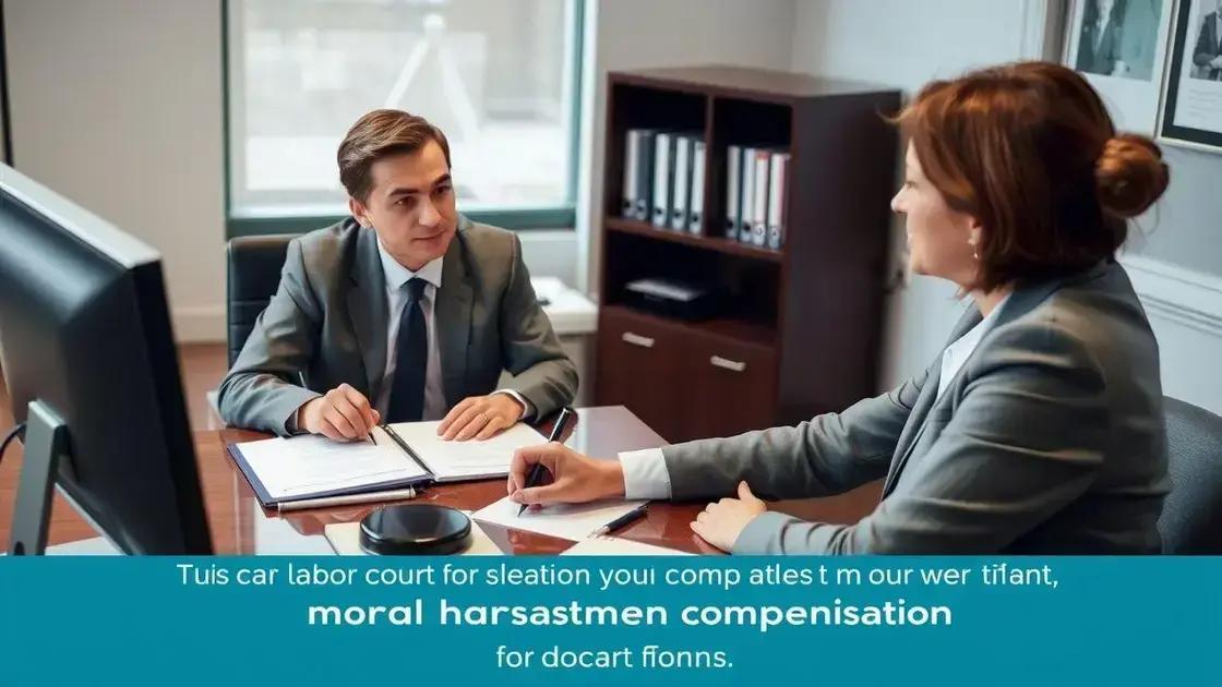 Como buscar indenização por assédio moral na justiça trabalhista
