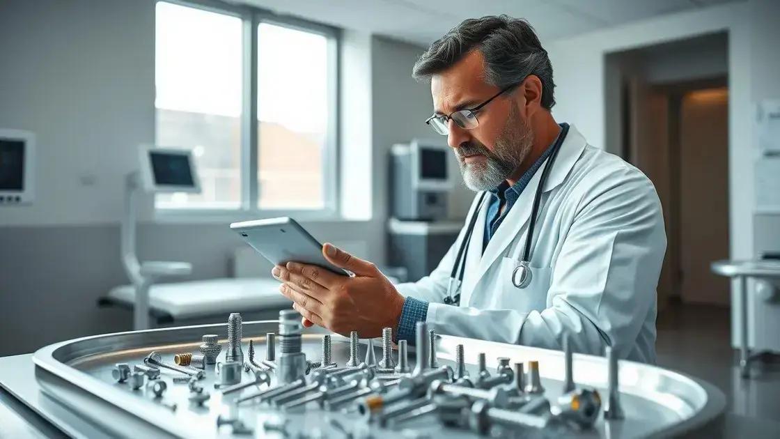 como funciona a indicação médica para materiais cirúrgicos