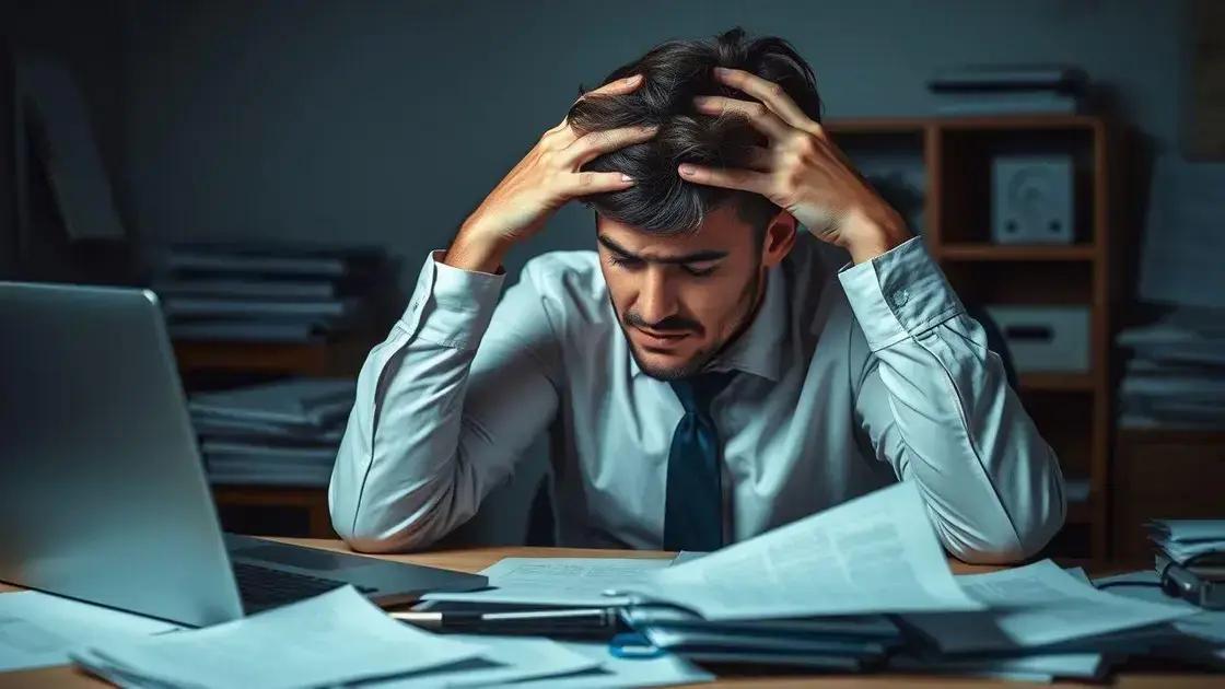 Como identificar sintomas do esgotamento profissional